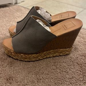 Dolce Vita rattan wedges